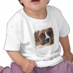 Boxer Dog Design Baby T-Shirt