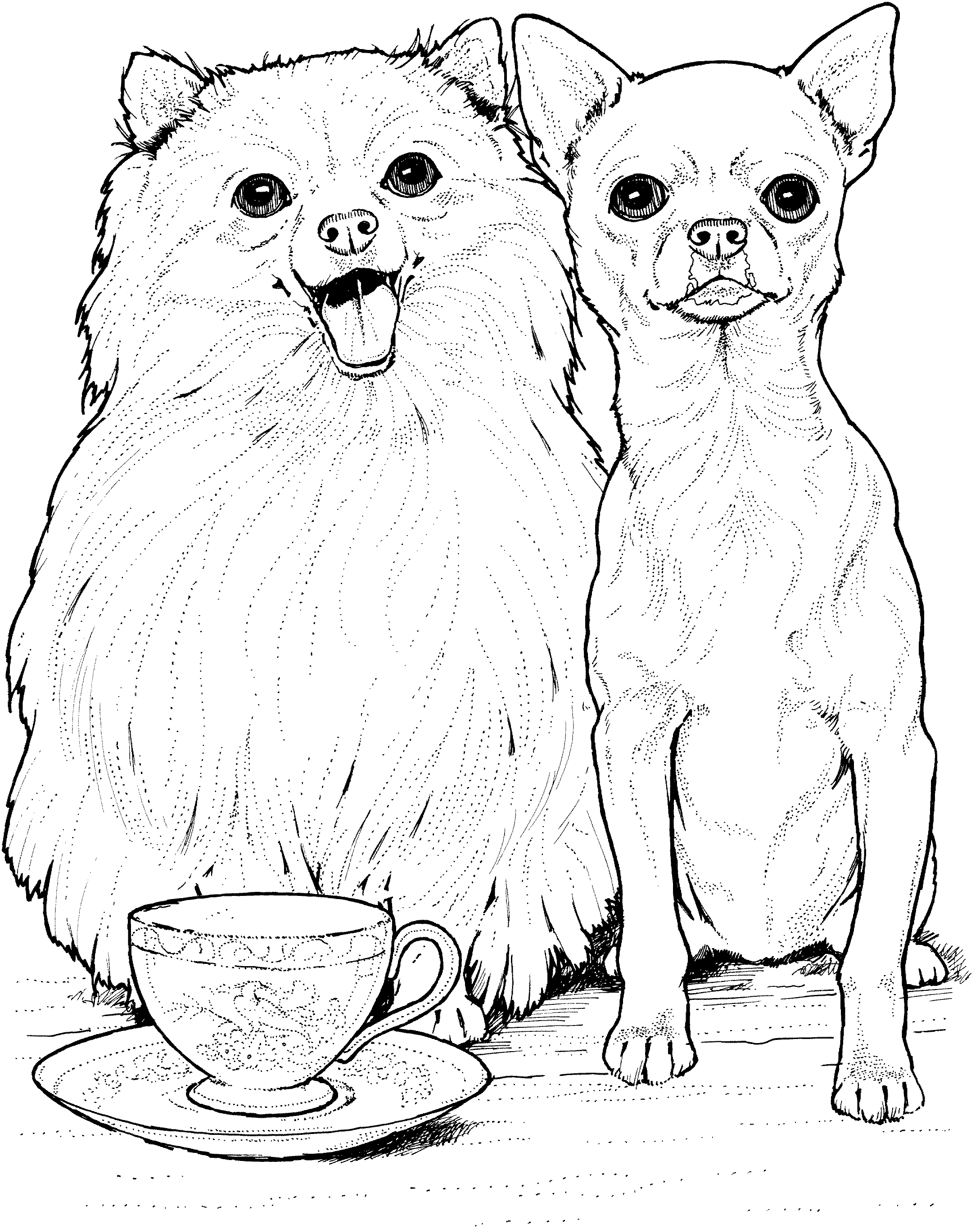 dog coloring pages