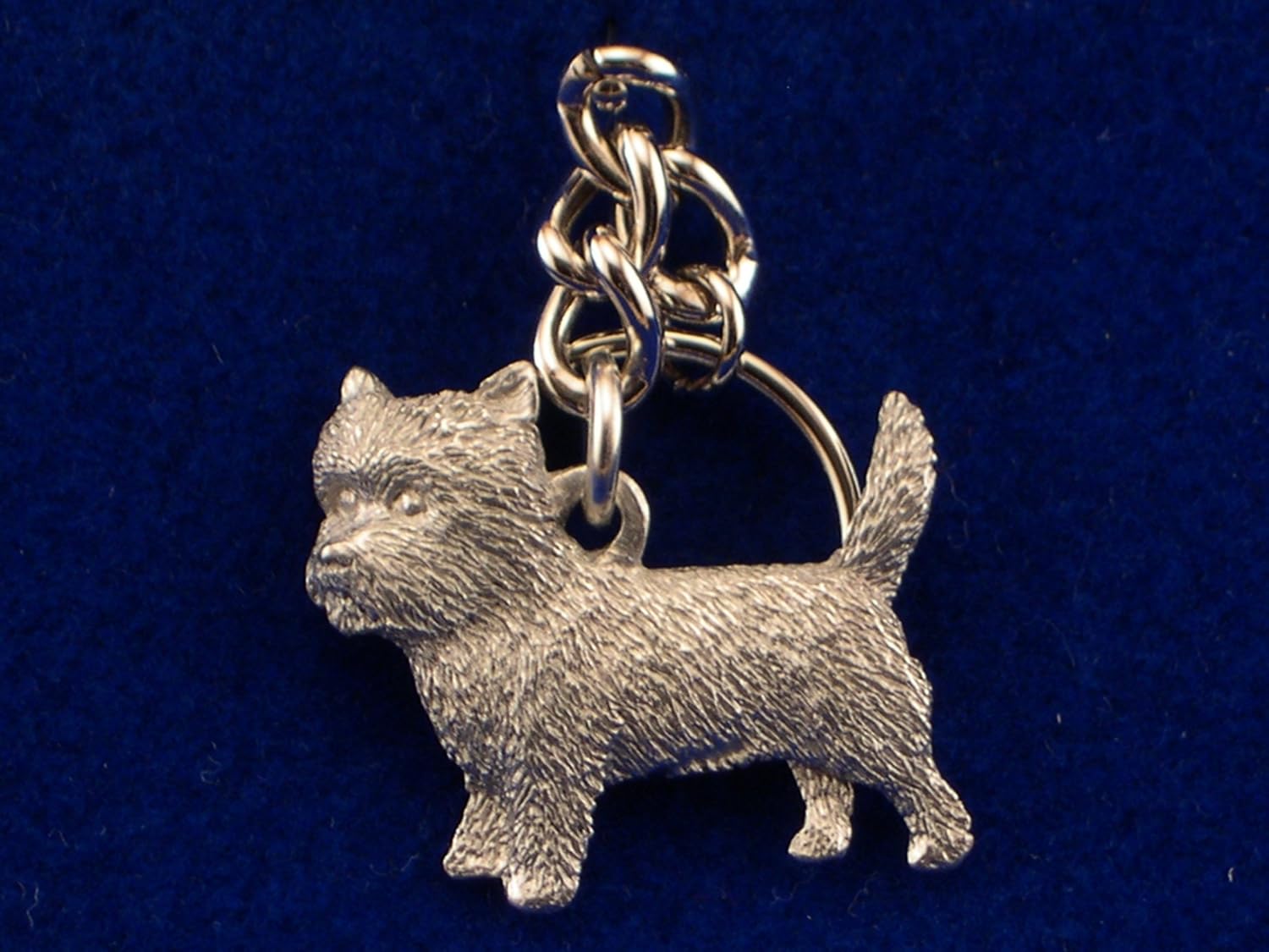 Cairn Terrier Dog Keychain
