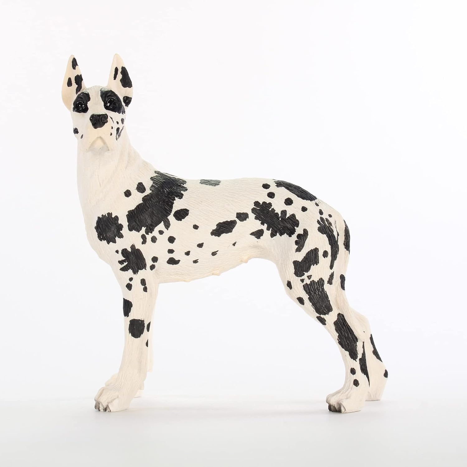 arlequin Great Dane Dog Toy Figurine