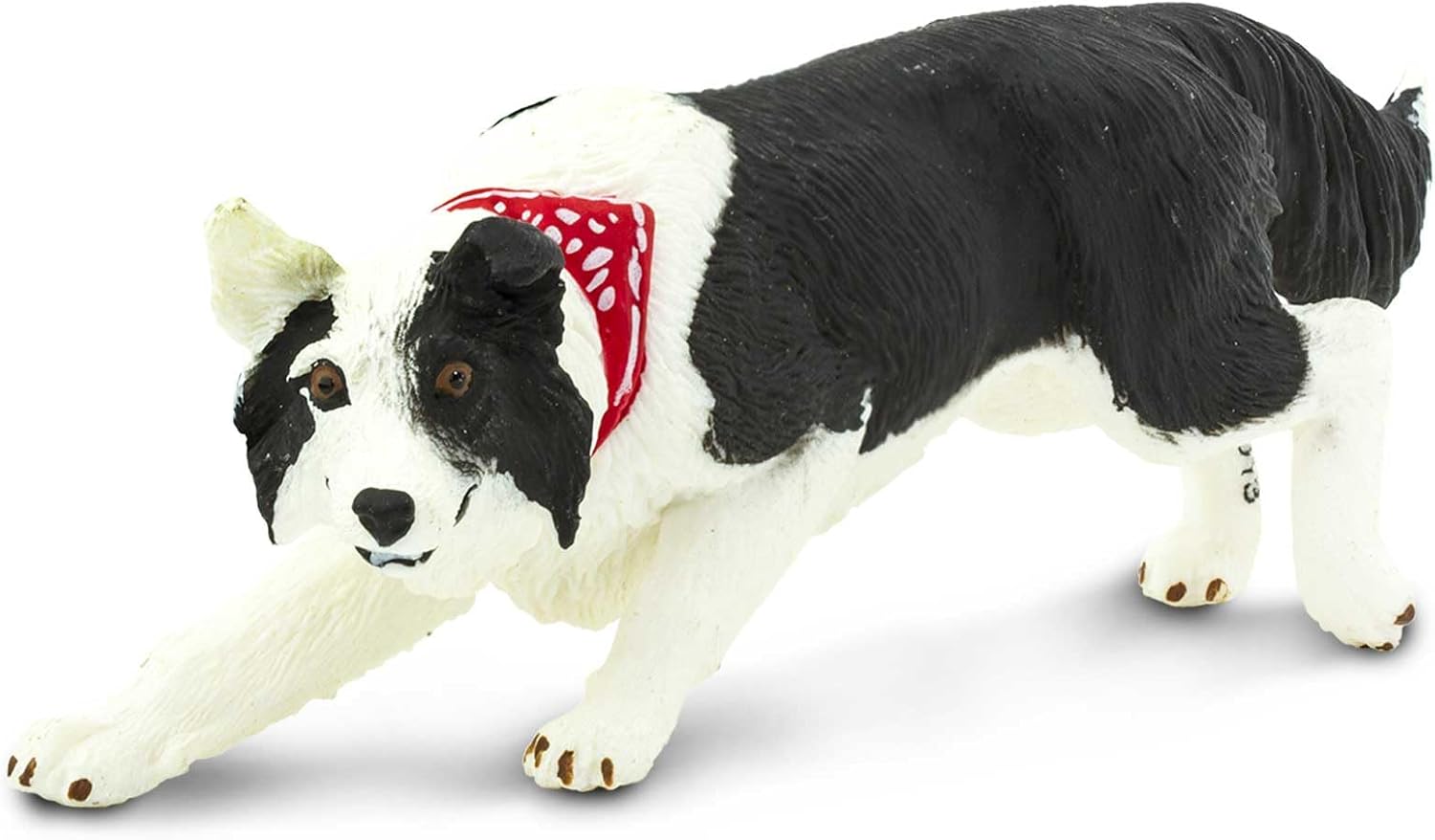 Border Collie Figurine - Detailed 5" Plastic Model Figure