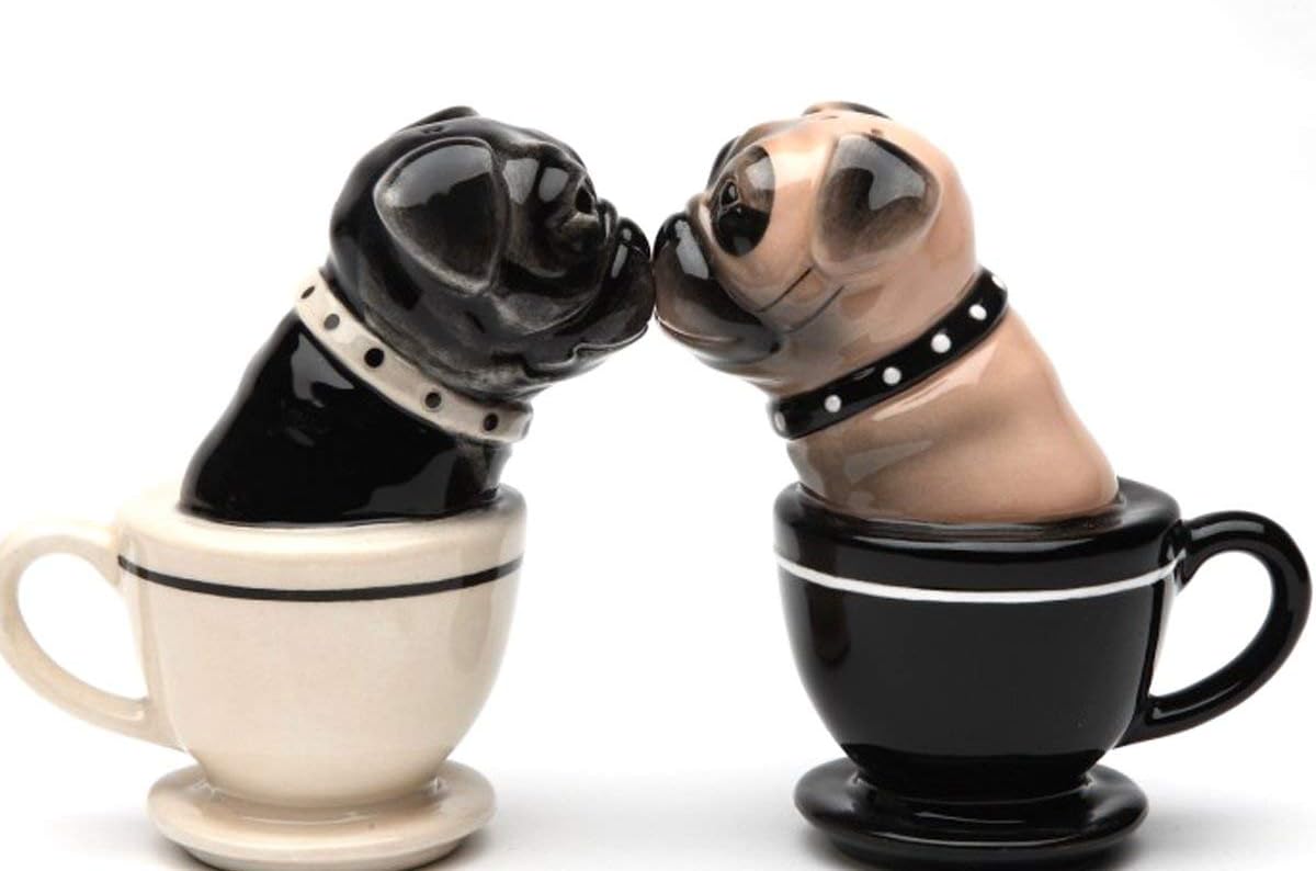 Pug Dog Salt and Pepper Shakers
