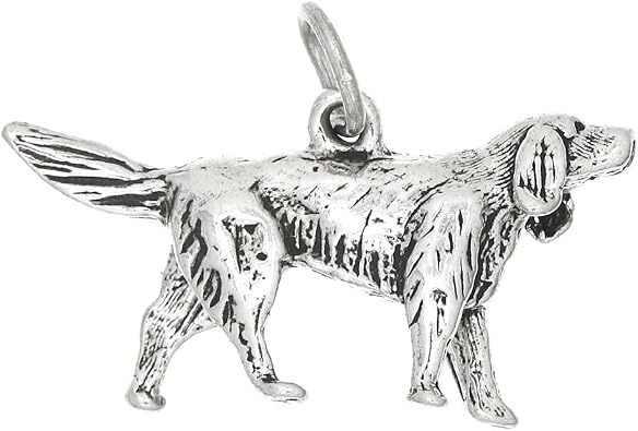 Sterling Silver Irish Setter Dog Charm