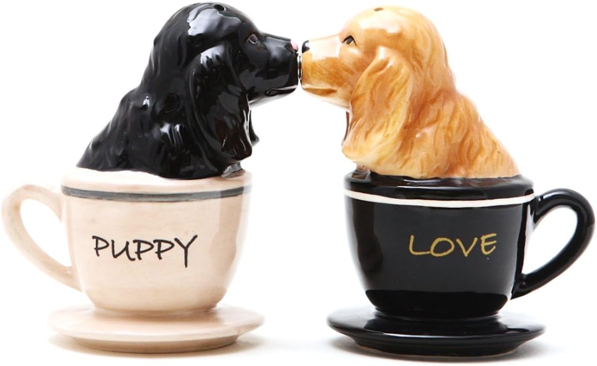 Cocker Spaniel Dog Salt and Pepper Shakers