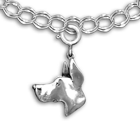 Great Dane Dog Charm Bracelet