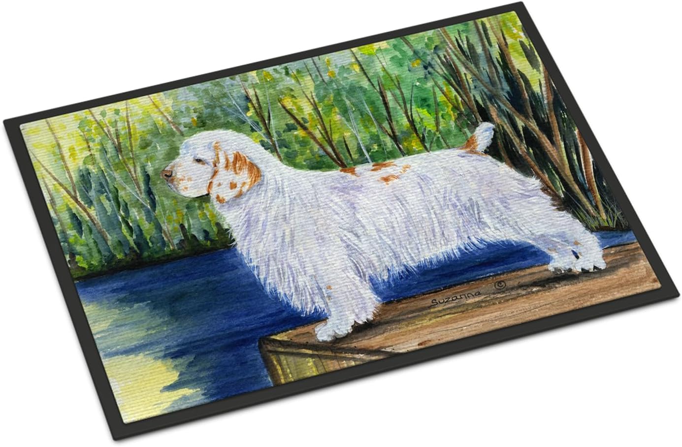 Clumber Spaniel Dog Door Mat