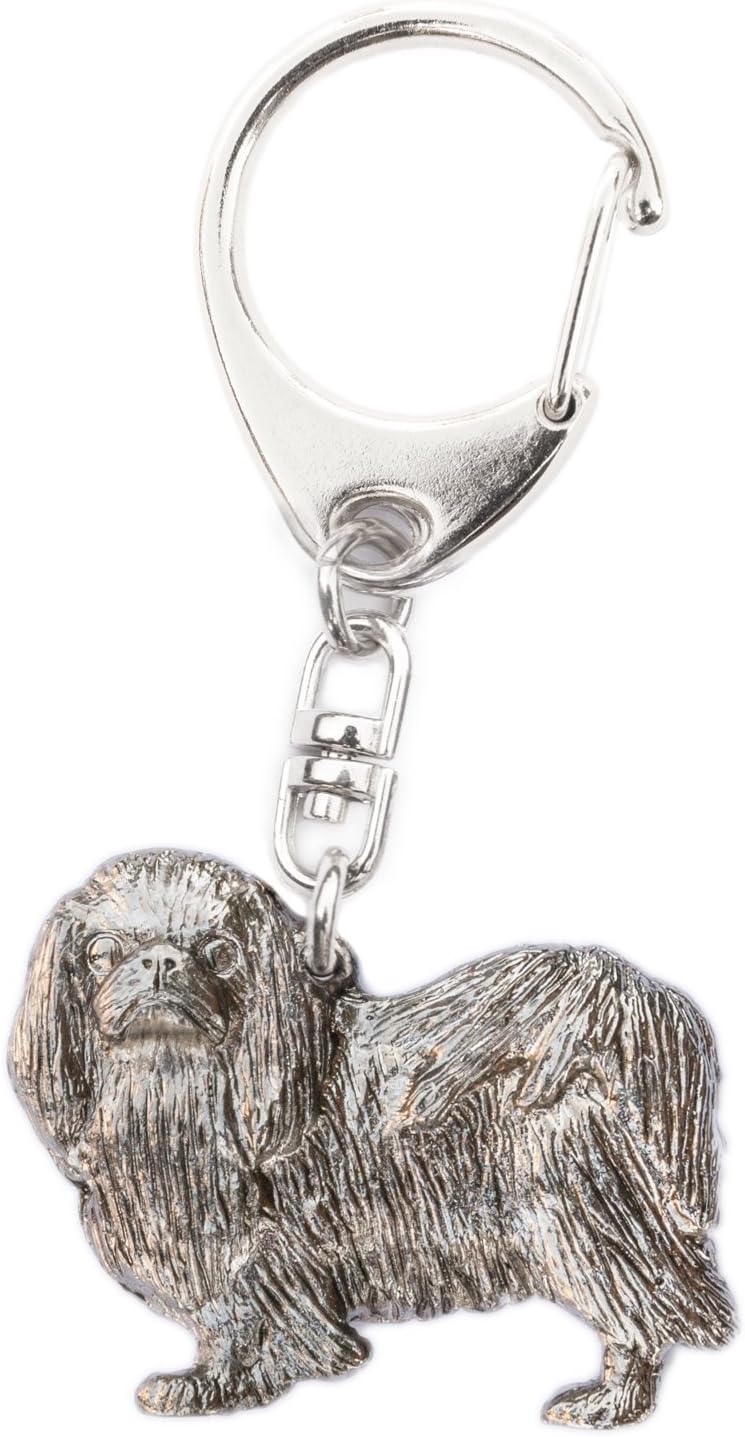 Japanese Chin Dog Key Ring