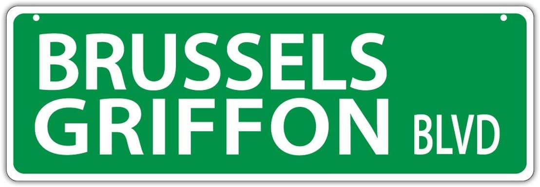 Brussels Griffon Blvd Sign