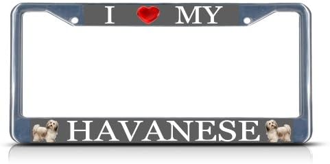 I Love Havanese License Frame