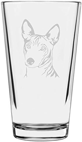 Basenji Personalized Dog Themed Pint Glasses