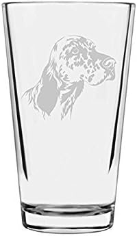 English Setter Dog Pint Glass