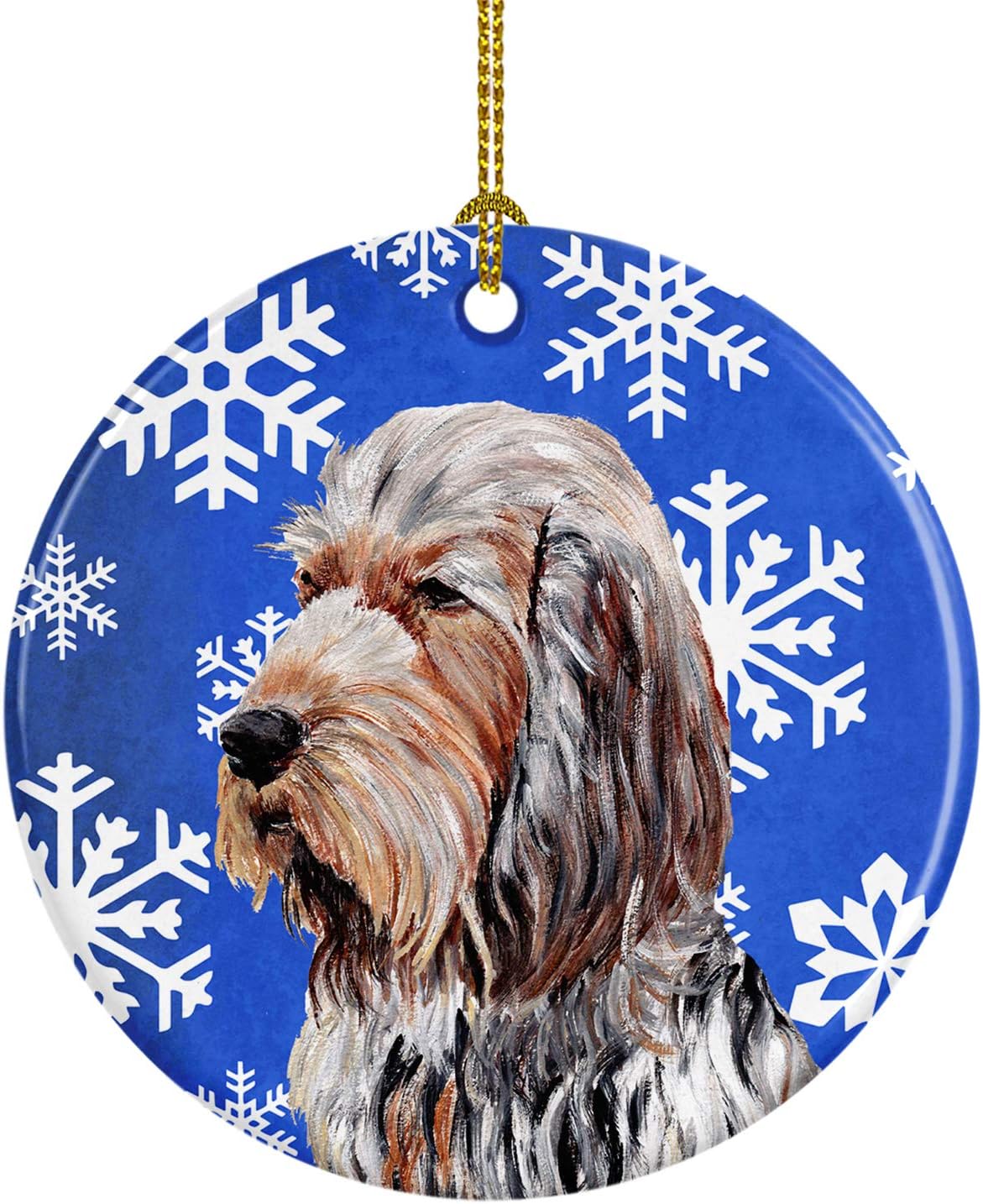 Otterhound Dog Ceramic Ornament