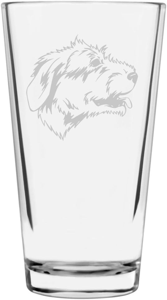 Irish Wolfhound Dog Pint Glass