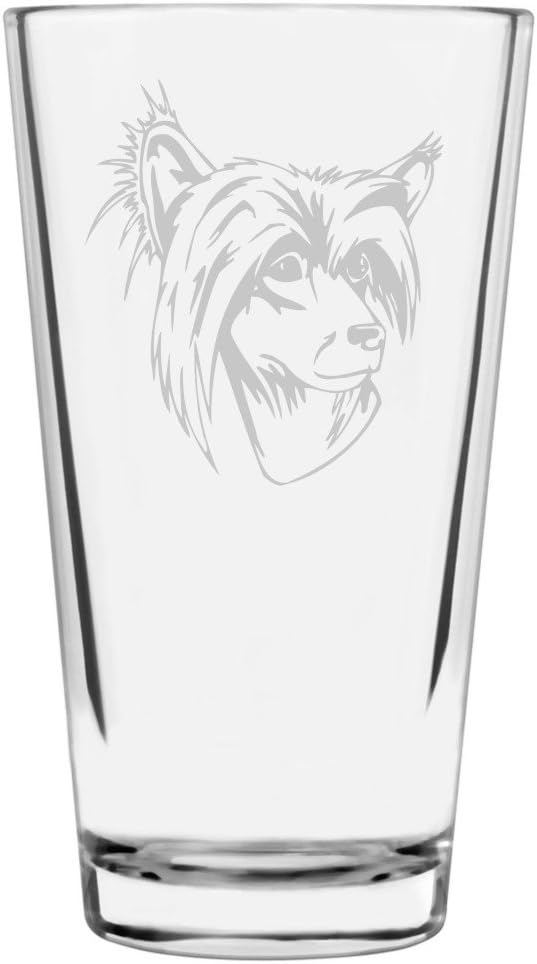 Chinese Crested Dog Pint Glass