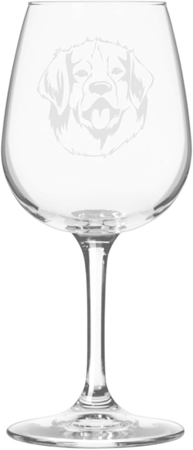 Leonberger Dog Wine Glass