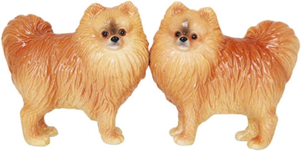 Pomeranian Dog Salt and Pepper Shaker