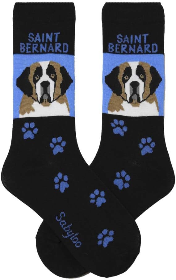 Saint Bernard Dog Socks