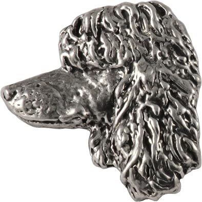 Irish Water Spaniel Pewter Pin