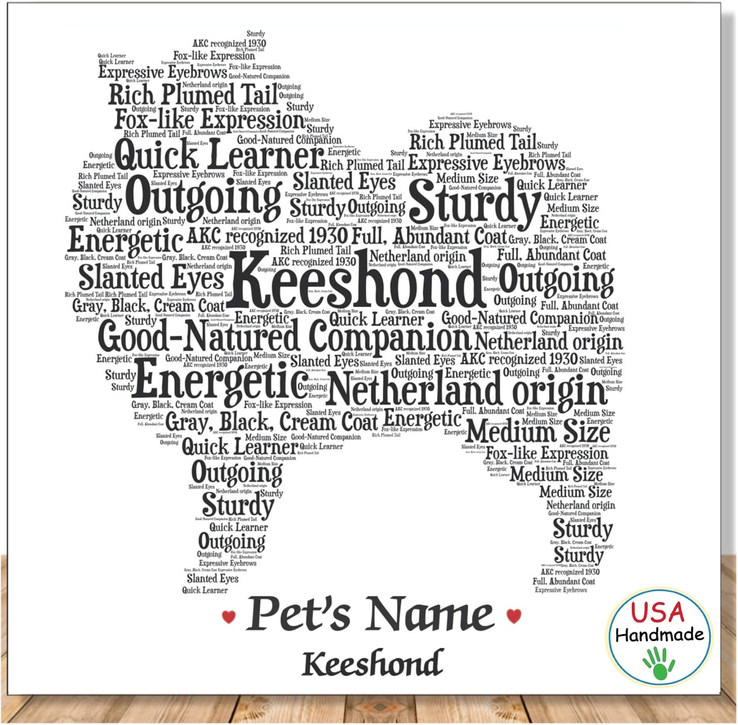 Keeshond Wall Art
