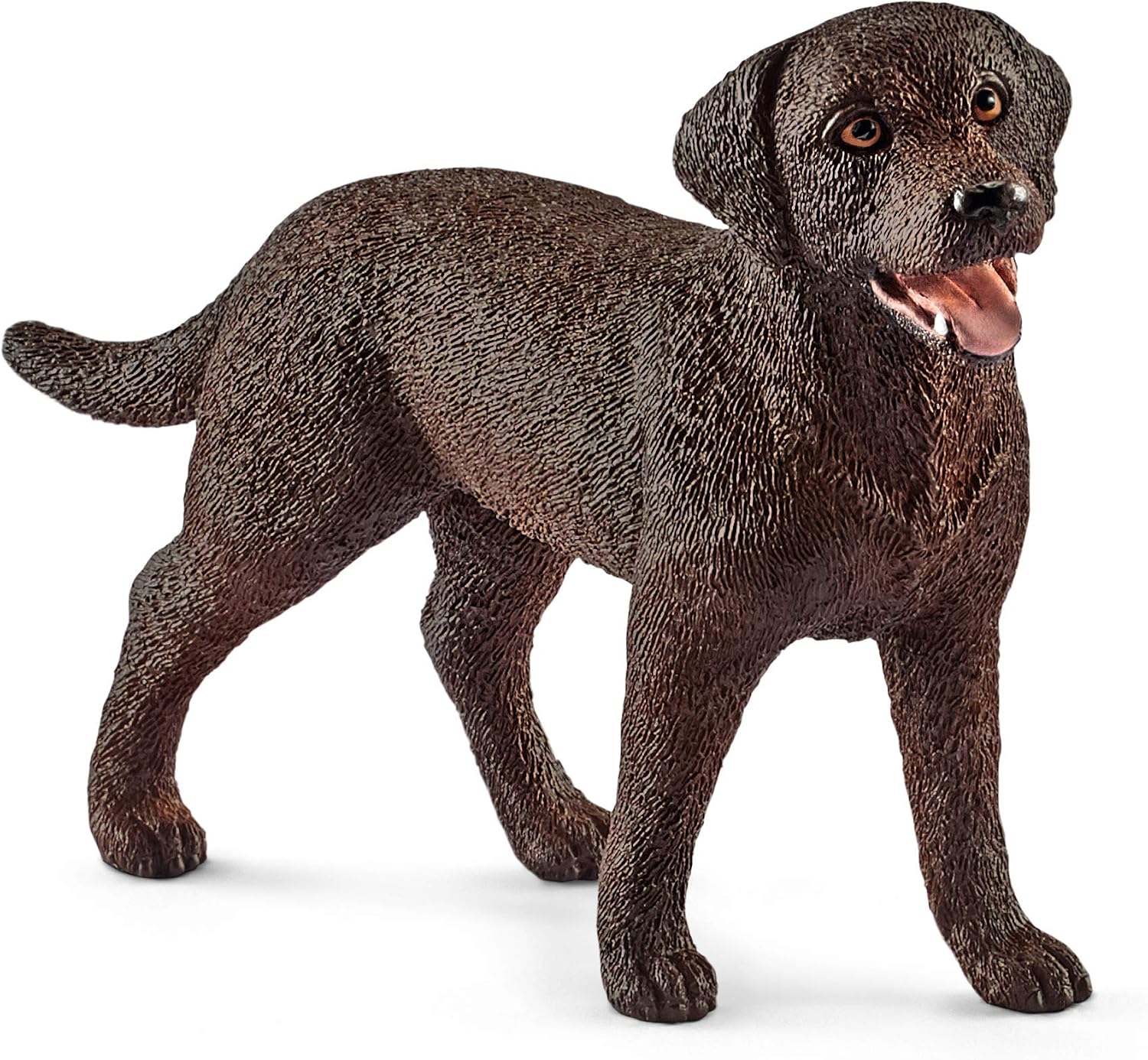 Chocolate Lab Retriever Dog Toy Figurine
