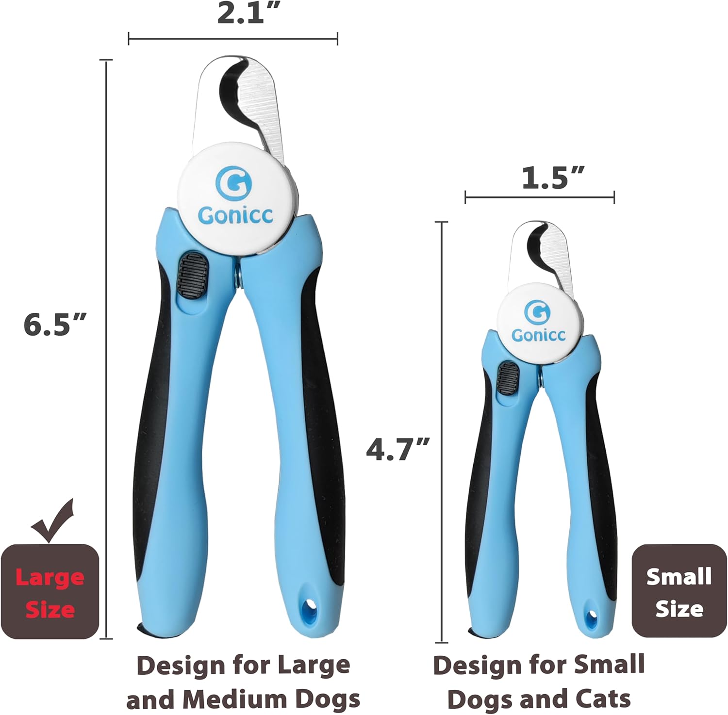 Professional Dog & Cat Pets Nail Clippers & Trimmers