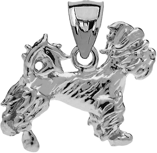 Sterling Silver Cairn Terrier Dog Charm