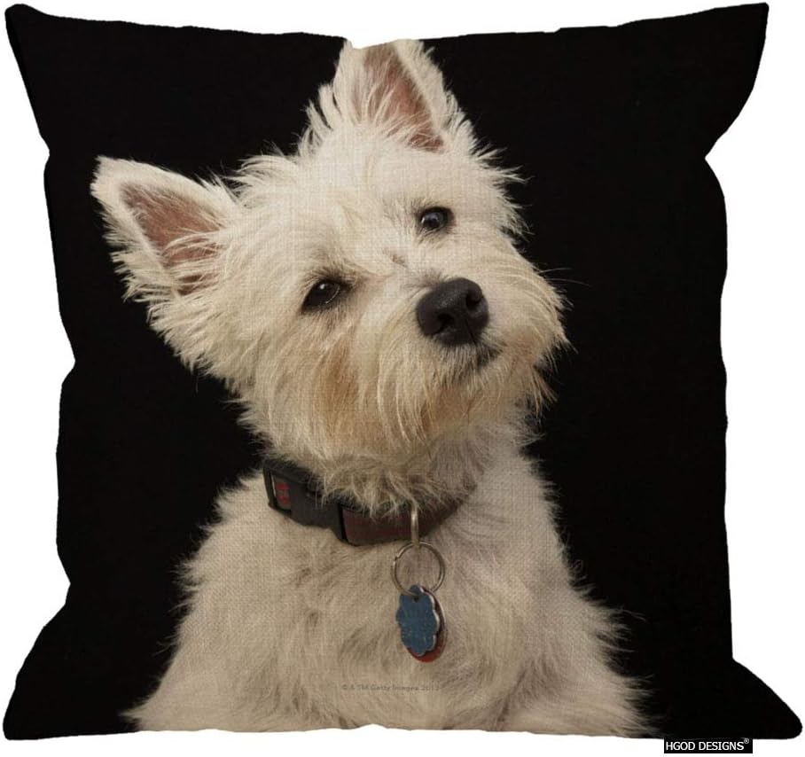West Highland Terrier Dog Throw Pillow