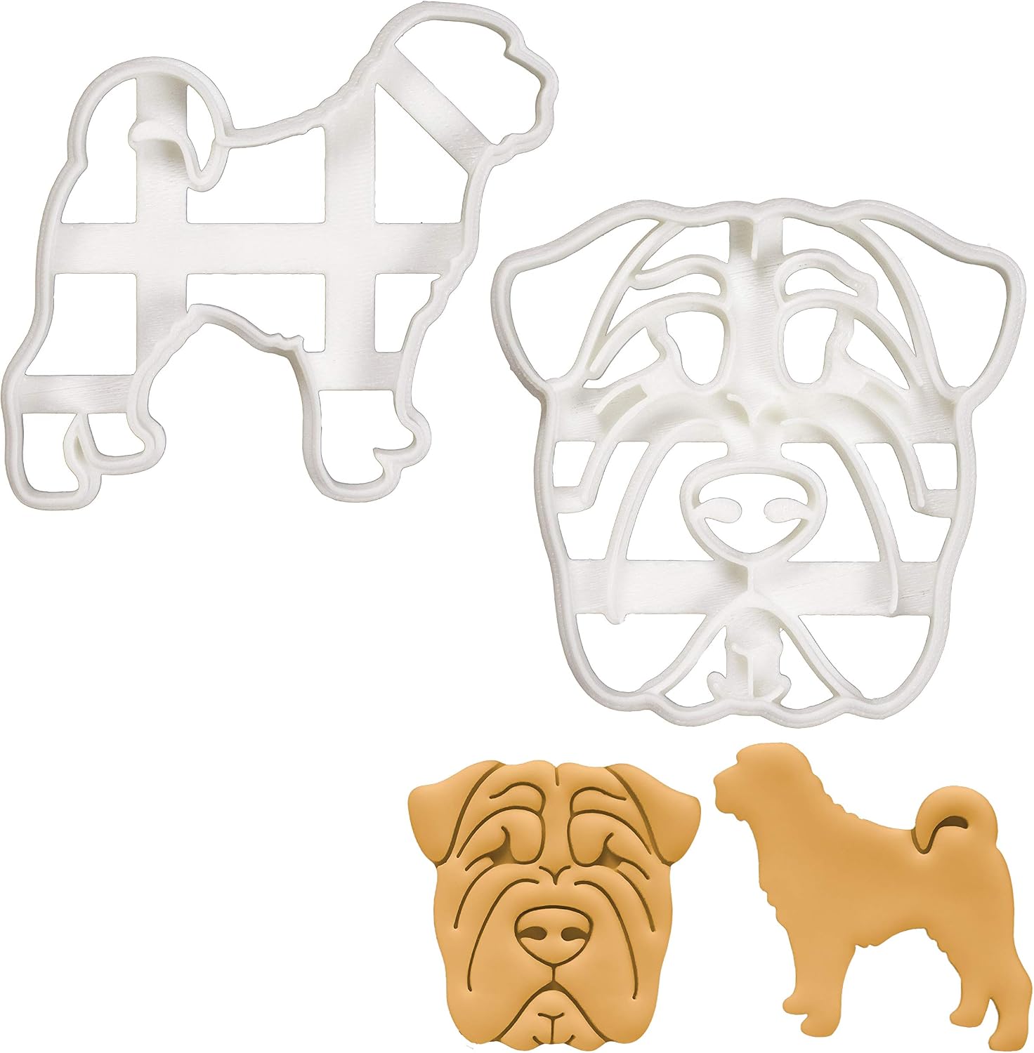 Shar Pei Dog Cookie Cutters