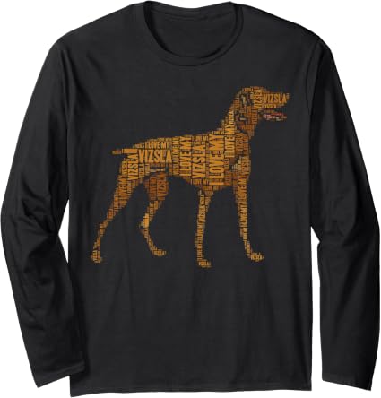 Long Sleeve Vizsla Dog T-Shirt