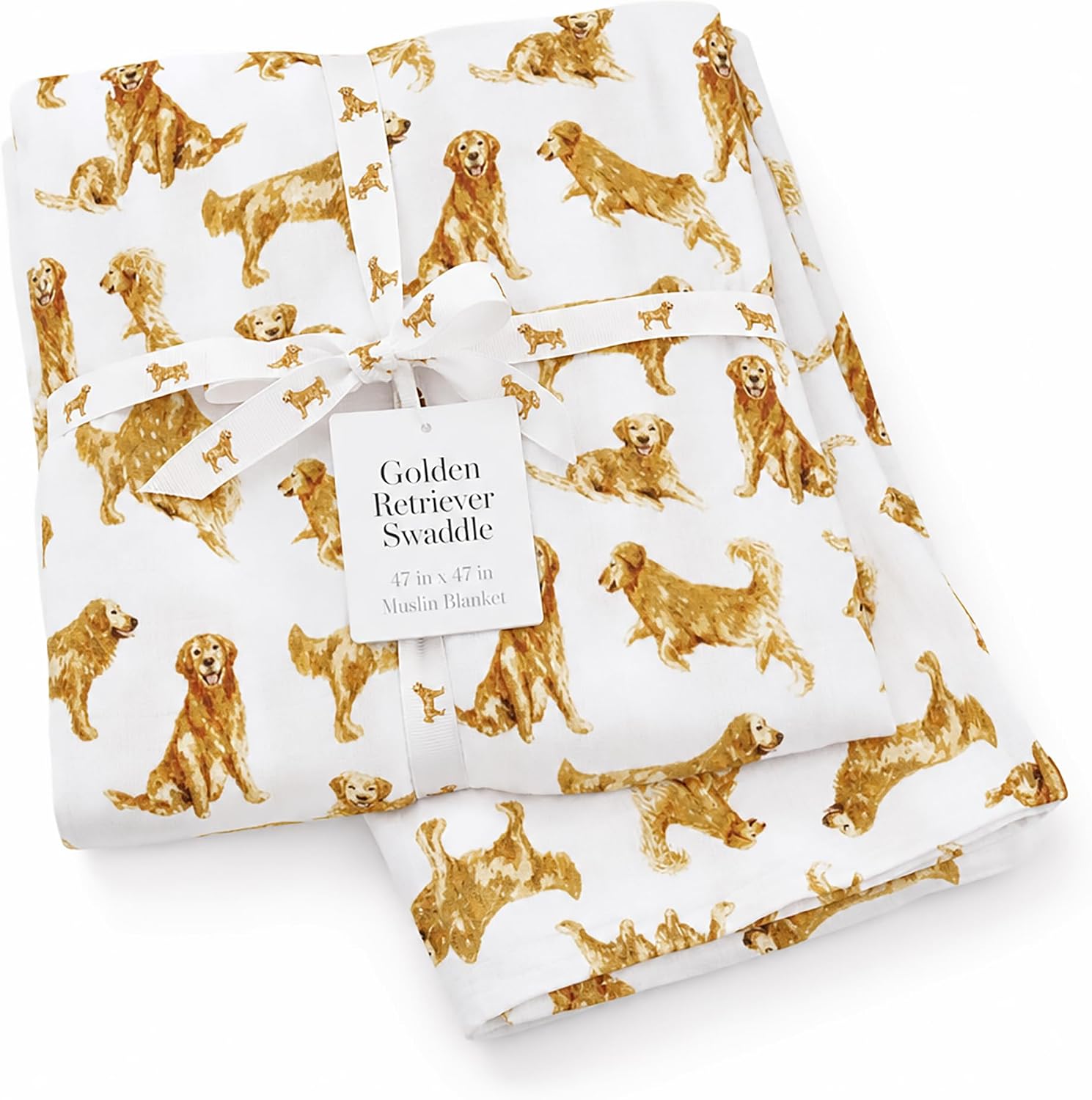 Golden Retriever Dog Swaddle Blanket