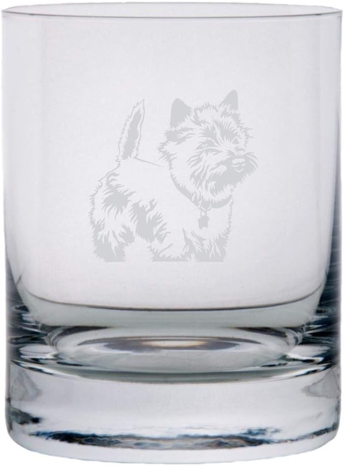 Cairn Terrier Dog Whiskey Glass
