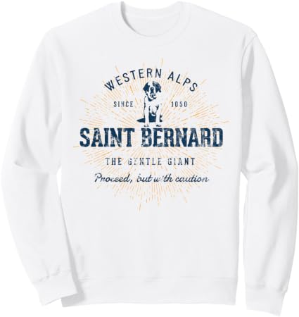 St Bernard Dog Sweatshirt