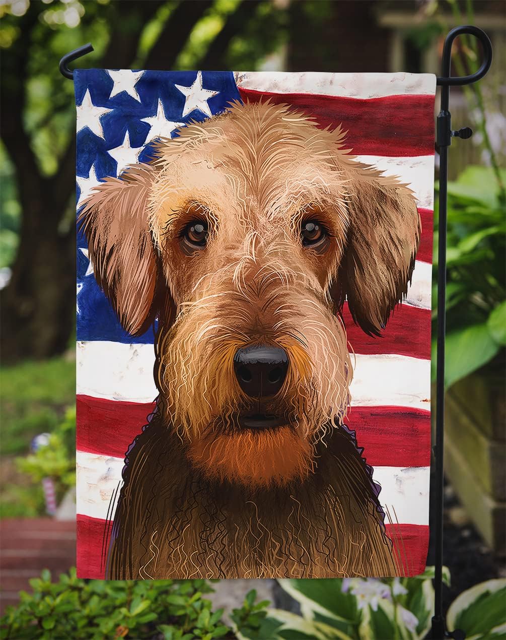 Airedale Terrier Garden Flag