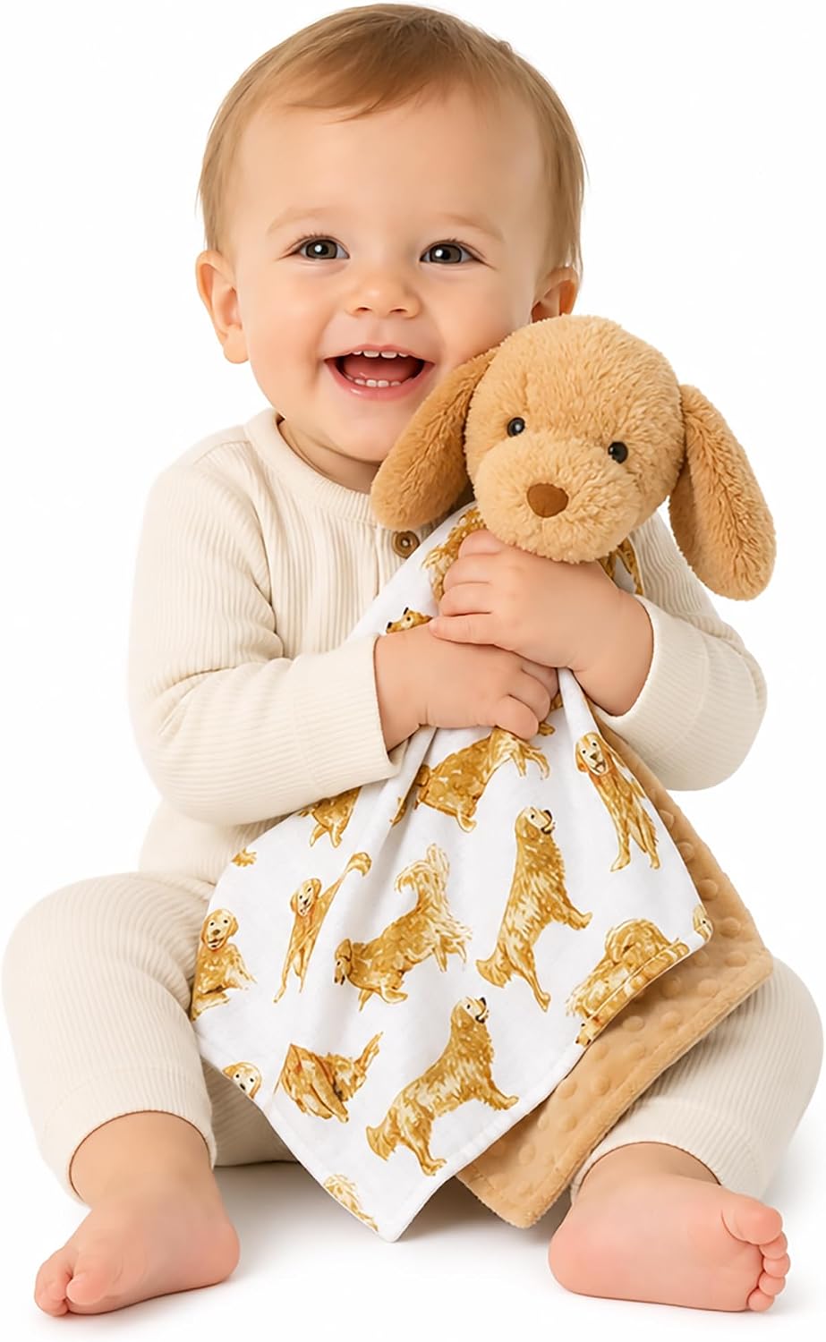 Golden Retriever Baby Security Blanket