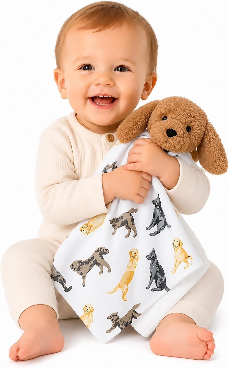 Labrador Retriever Baby Security Blanket