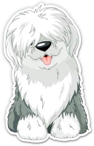 Old English Sheepdog Waterproof Decal