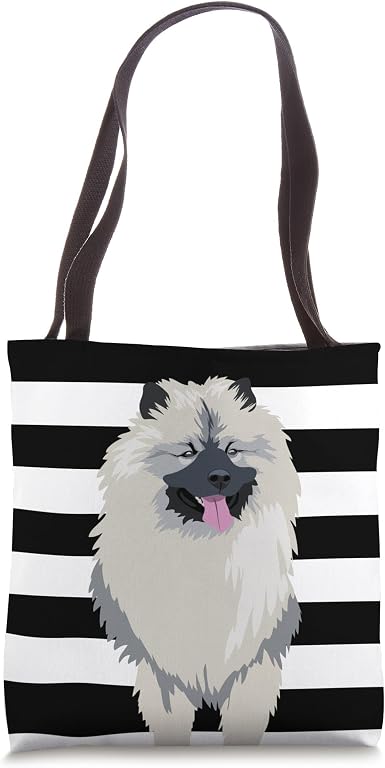 Keeshond Dog Tote Bag