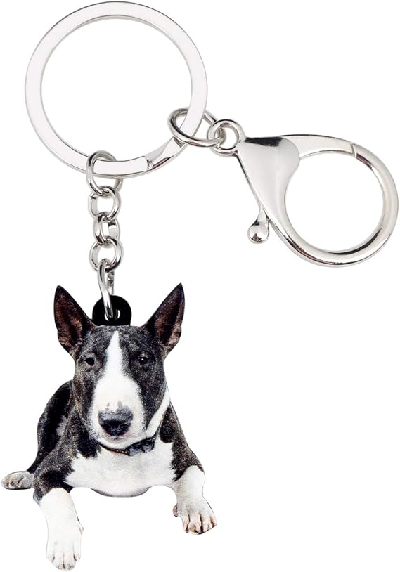 Pit Bull Terrier Dog Keychain