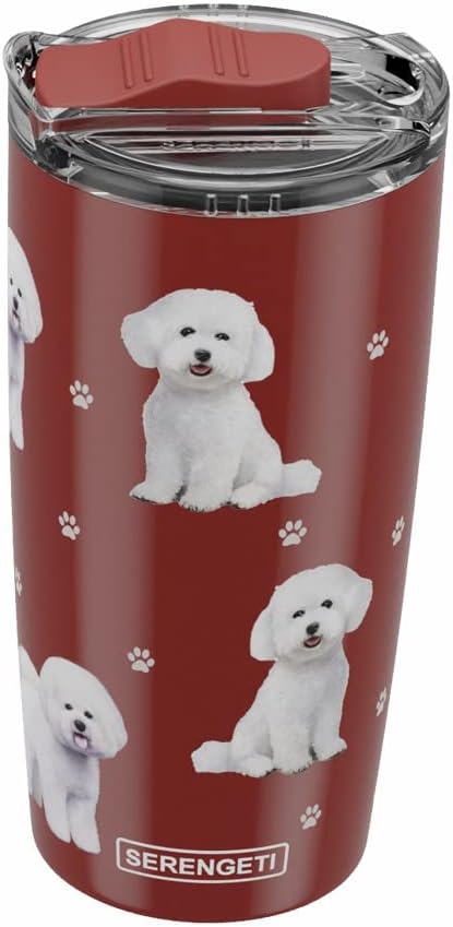 Bichon Frise 20 Oz. Stainless Steel, Vacuum Insulated Tumbler