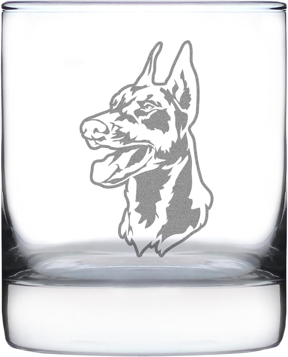 Doberman Pinscher Dog Whiskey Glass
