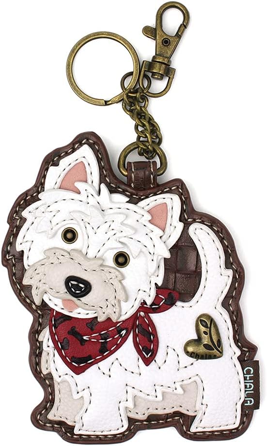 West Highland Terrier Dog Keychain or Zipper Pull