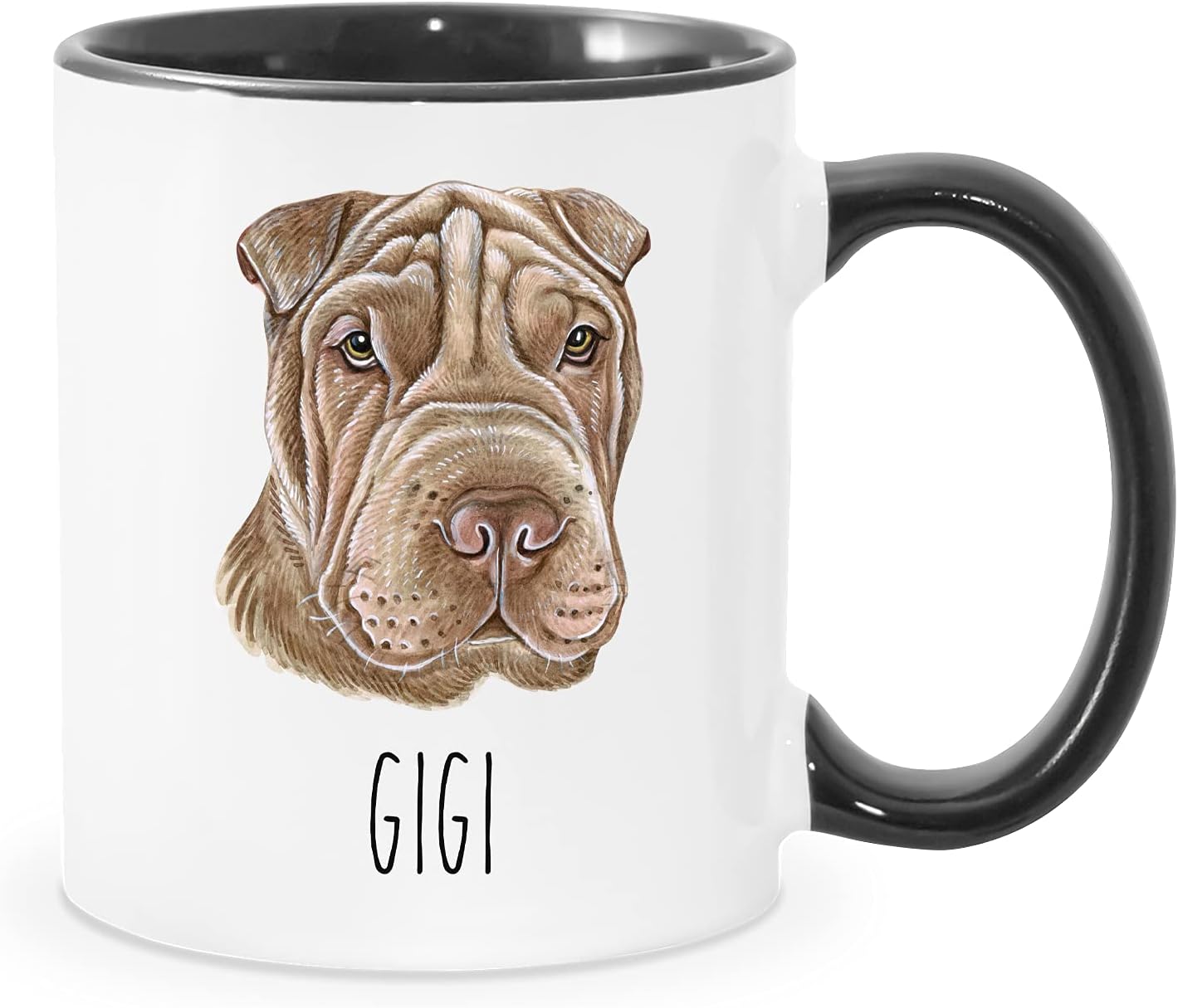 Shar Pei Dog Coffee Mug