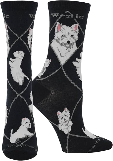Westie Crew Socks