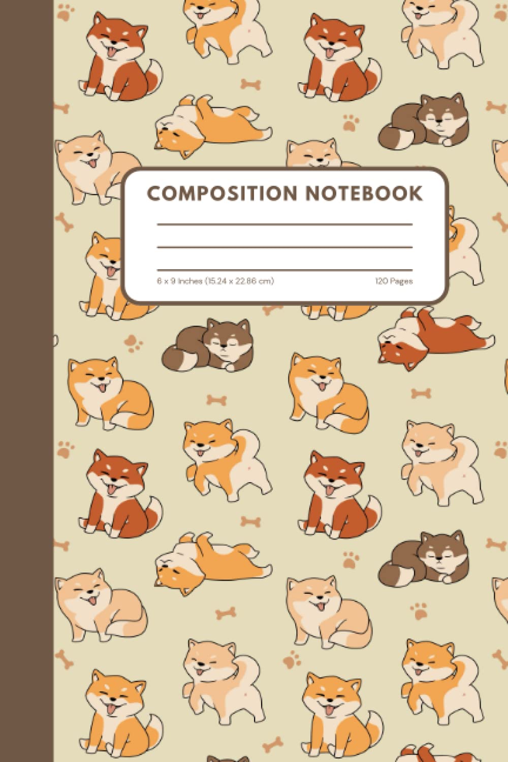 Shiba Inu Dog Composition Notebook