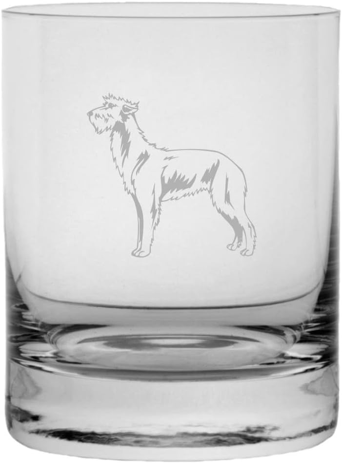 Scottish Deerhound Whiskey Glass