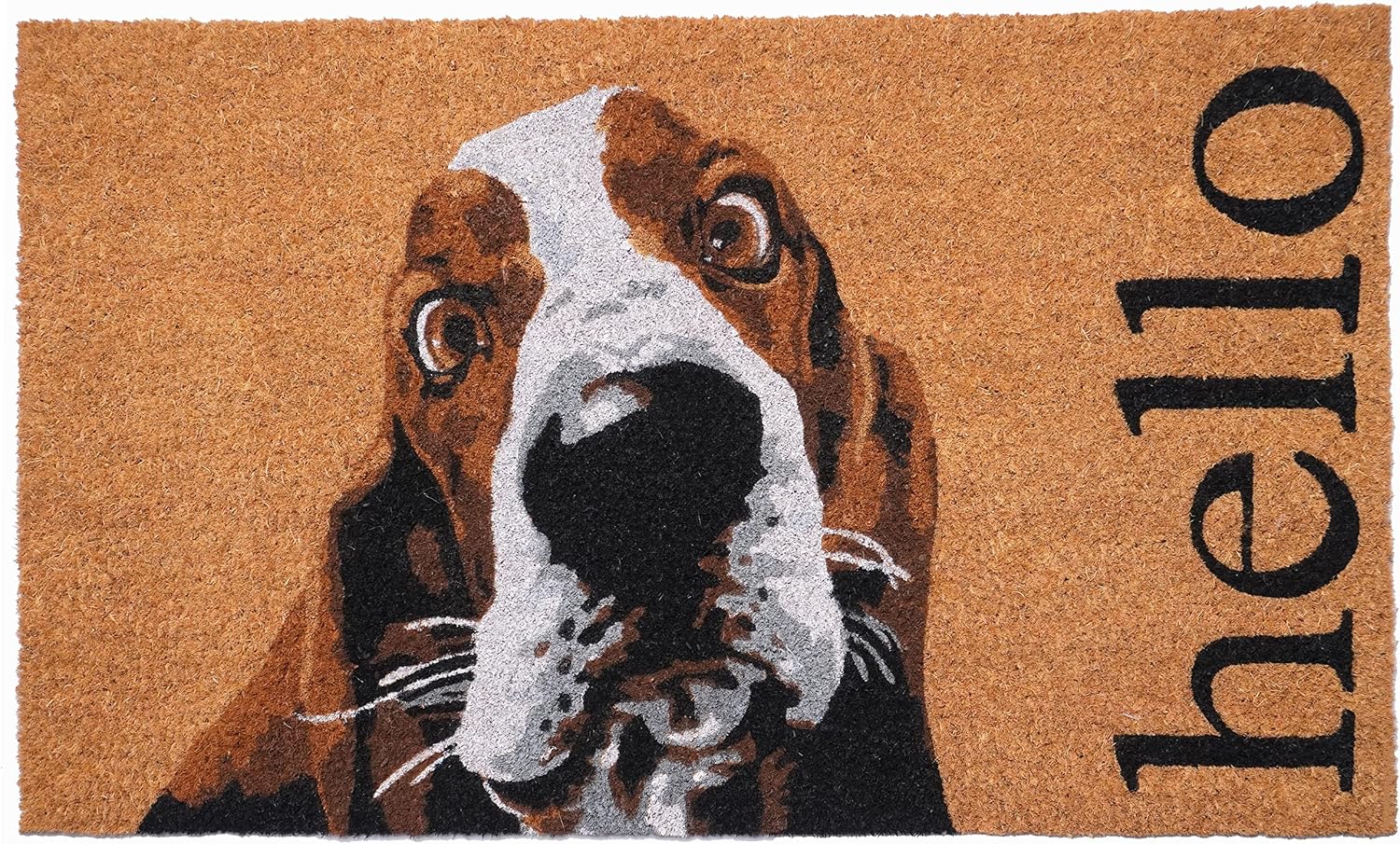 Basset Hound Doormat (17" x 29")