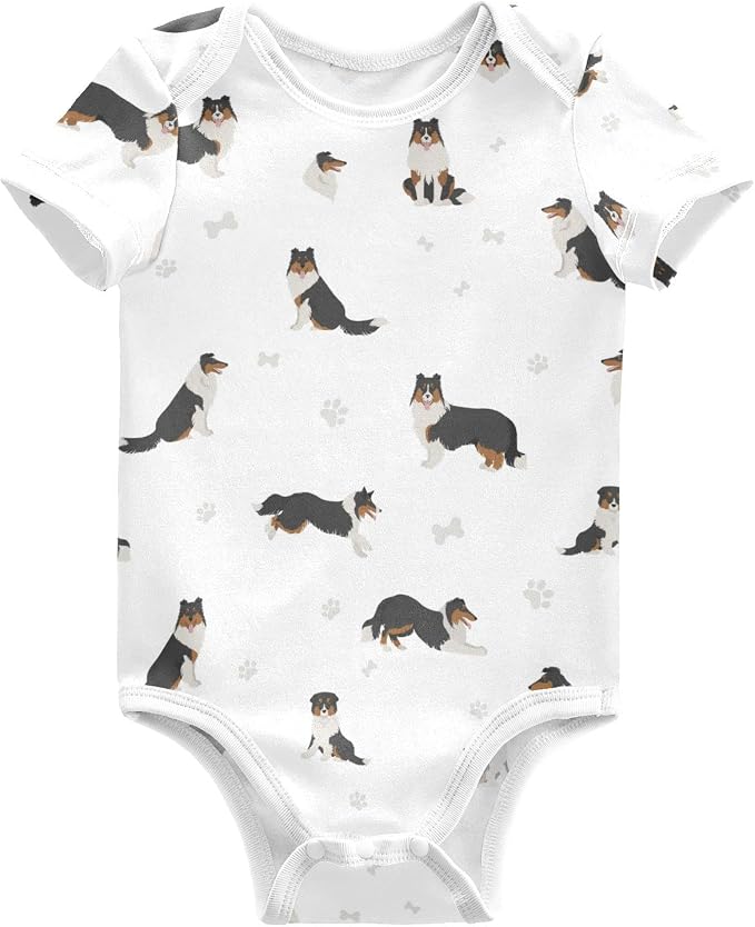 Rough Collie Dog Onesie