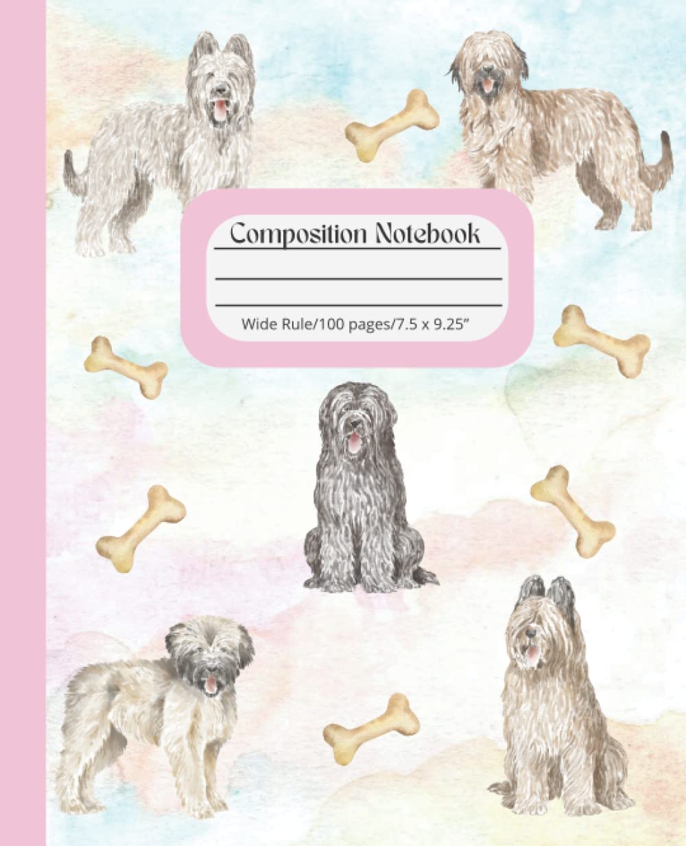 Briard Composition Notebook