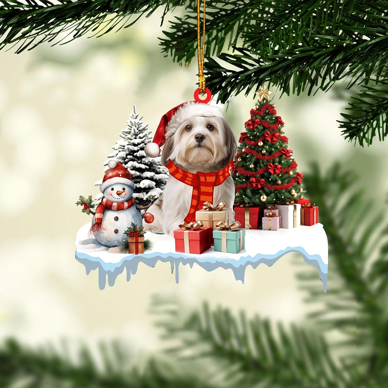 Havanese Christmas Ornament