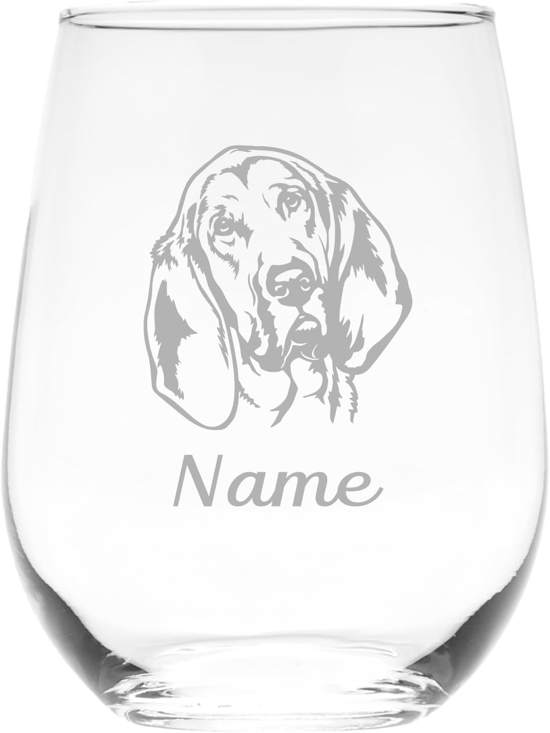 Bloodhound Stemless Wine Glass
